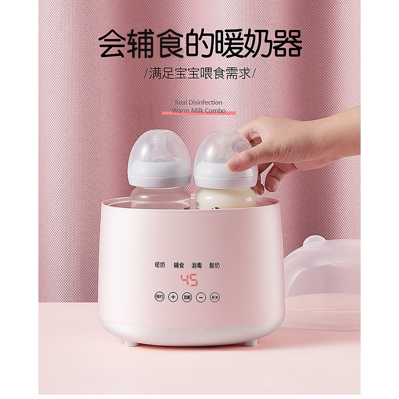 Baby Safe Twin Bottle Warmer &amp; Sterilizer - Penghangat Susu Bayi / Pemanas Botol baby