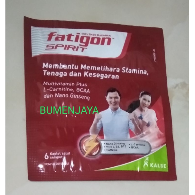 Fatigon spirit multivitamin dan mineral fatigon