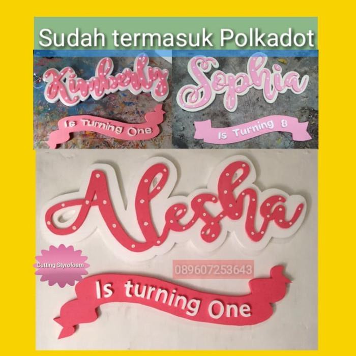 

New Best Seller Kertas Seni / Custom Nama Styrofoam Kebutuhan Dekorasi
