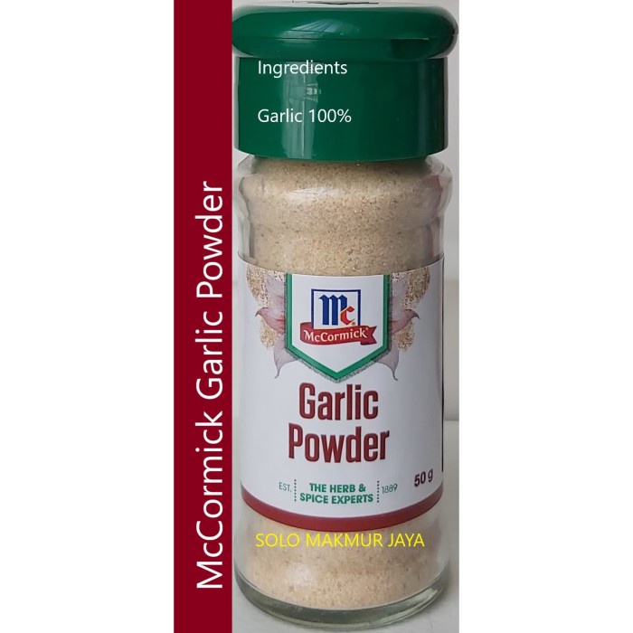 

Marhies- Mccormick Mc Cormick Garlic Powder Bawang Putih Bubuk Bumbu 50 G