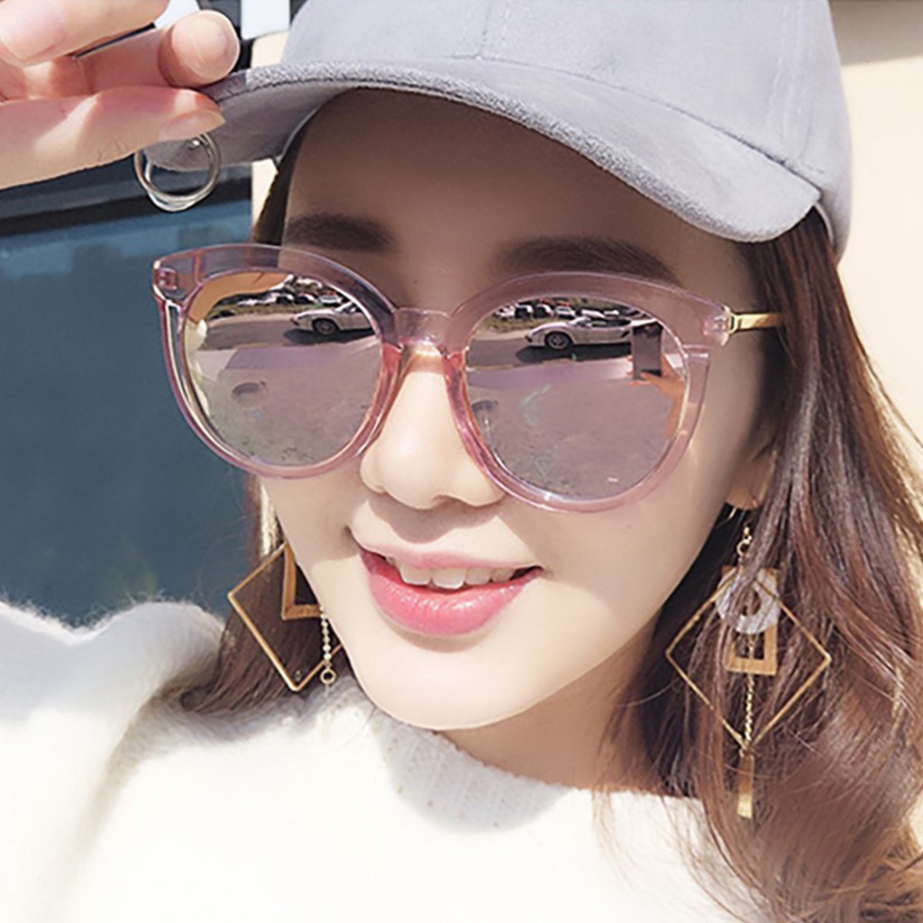 [✅COD] Kacamata Matahari Hitam Anti Radiasi Gaya Korean Style Aksesoris Fashion Sunglasses Kaca Mata Retro Polarized Photocromic Wanita Cewek Perempuan Korea Murah Original