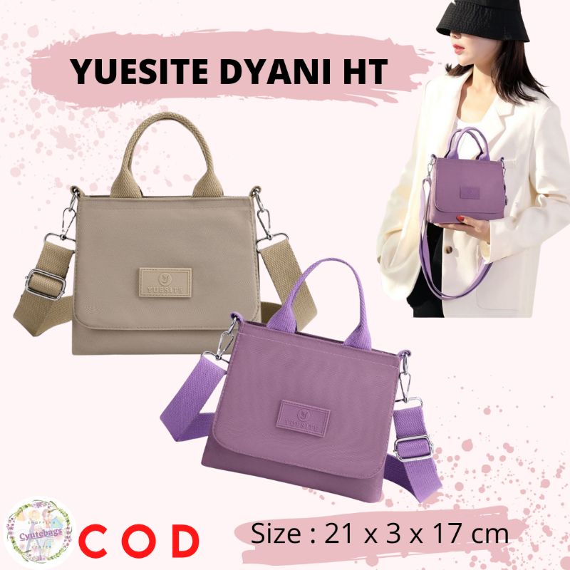 TAS YUESITE DYANI HT TENTENG HANDBAG SELEMPANG WANITA WATERPROOF FASHION CYUTEBAGS