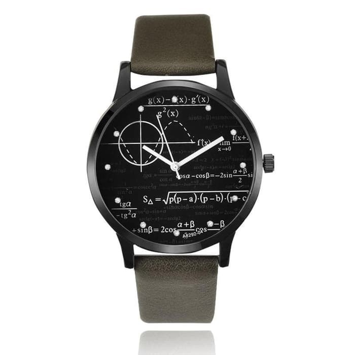 Jam Tangan Rumus Matematika Formula Premium