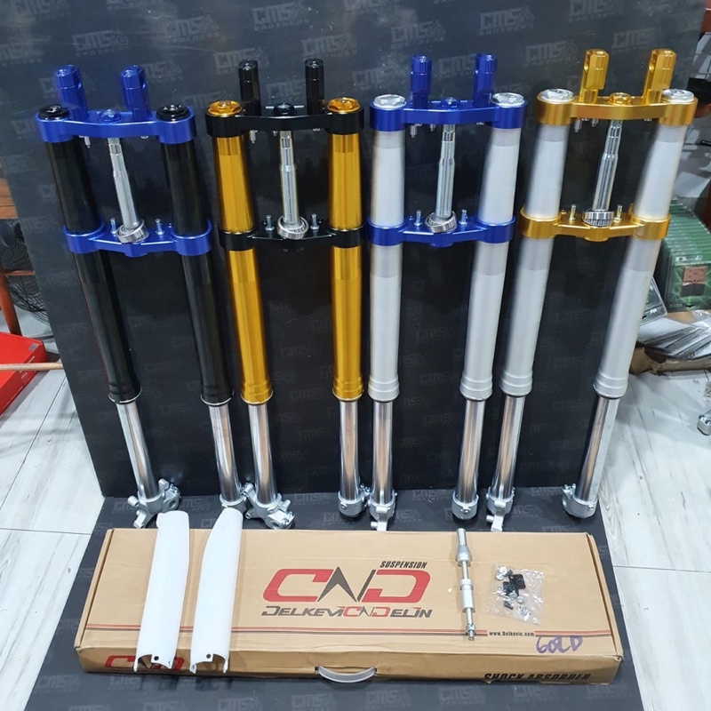 Upsidedown Shock Depan USD Delkevic DND Real Jump plus Segitiga Yamaha WR155