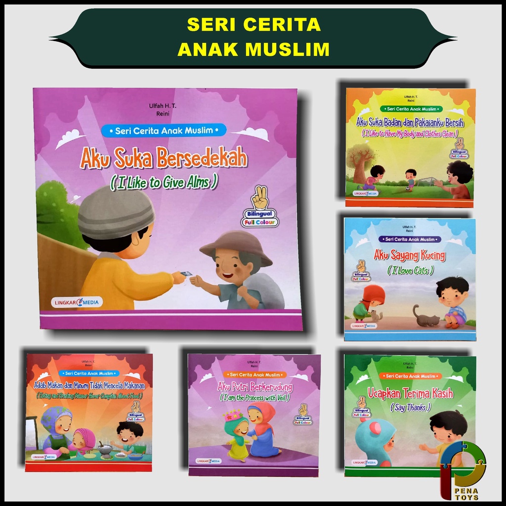 Jual 1 Set Cerita Bergambar Anak Muslim LM ( Isi 6 Buku ) | Shopee ...