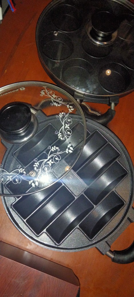 Cetakan Martabak Mini 8 Lobang Plus Tutup Kaca