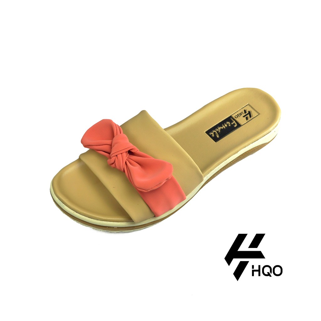 HQo Sandal Selop Wanita Terbaru Murah Ada Pita Lucu Bahan Lembut Kualitas Premium - Kode Amira