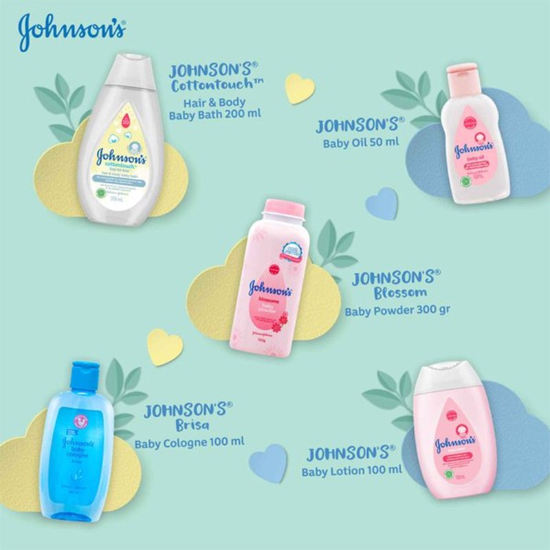 Johnsons Starter Kit Baby Gift Set Paket Kado Perawatan Bayi