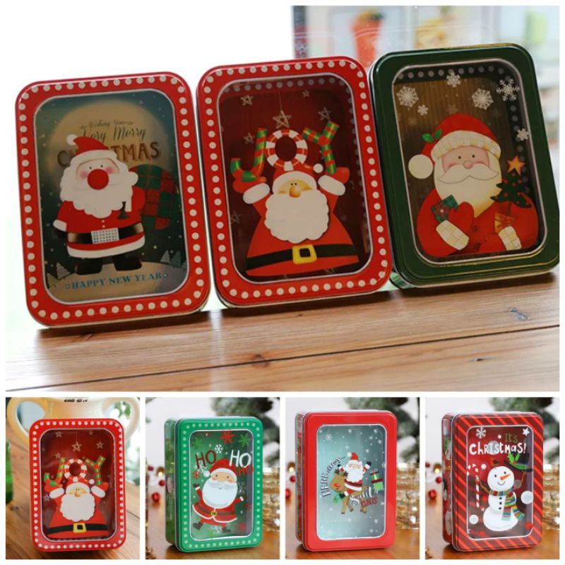 

(GB36)Kotak Kaleng Natal/Gift Box Hampers Christmas