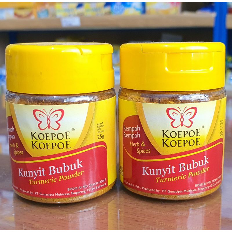 

Koepoe Koepoe Kunyit Bubuk 25Gr