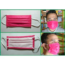 MASKER KAIN DEWASA BAHAN SPUNBUND 2 PLY (2 LAPIS) / DAPAT DI CUCI ULANG