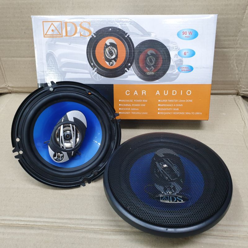 Speaker Coaxial ADS AD 602 - 6 inch - Speaker Twitter Pintu Mobil