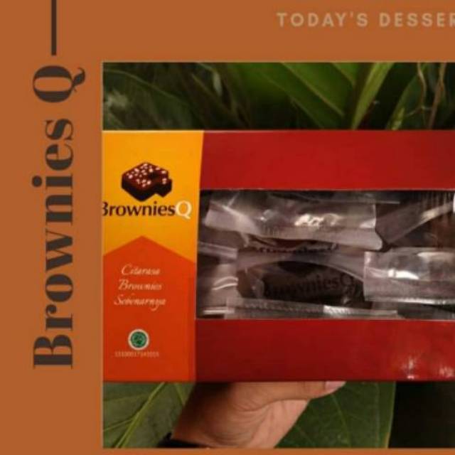 

Brownies Mini Panggang BrowniesQ Box Isi 12 pcs