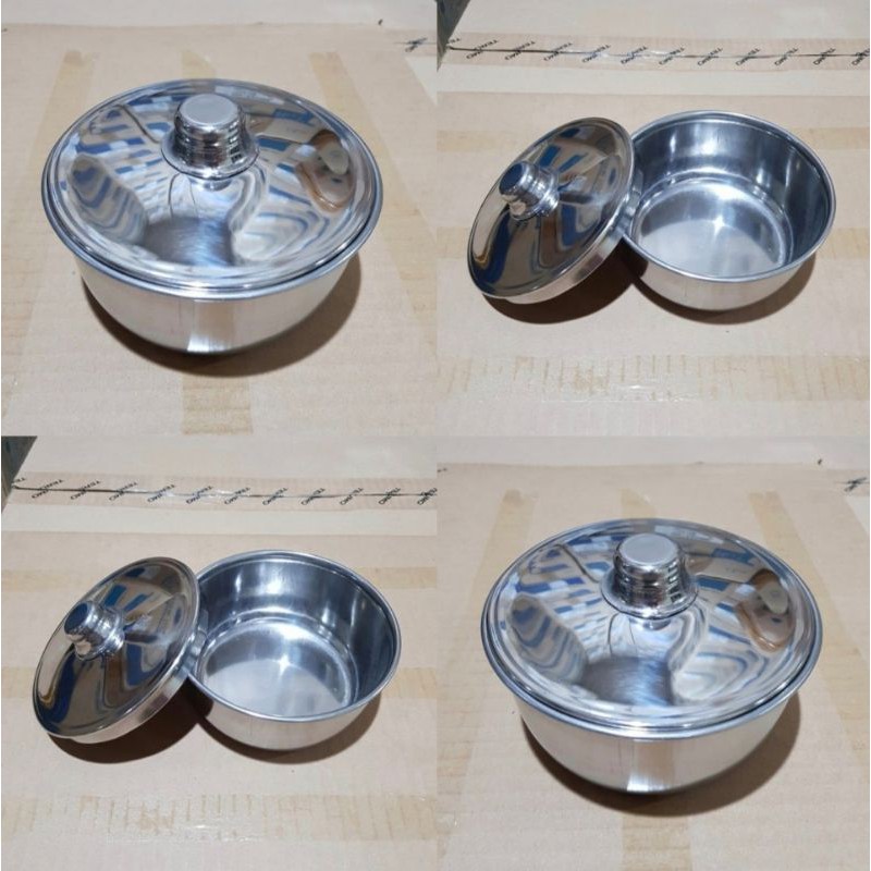 Kom + Tutup 12 cm - Kom Tutup 12 cm - Com Tutup 12 cm