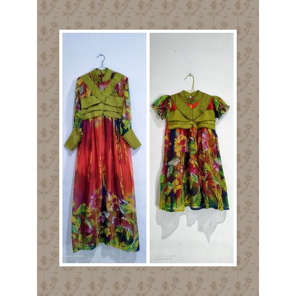 PL gaun pesta couple ibu dan anak