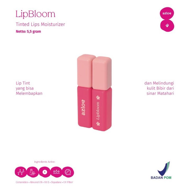 AZLOE LIPBLOOM TINTED LIP MOISTURIZER