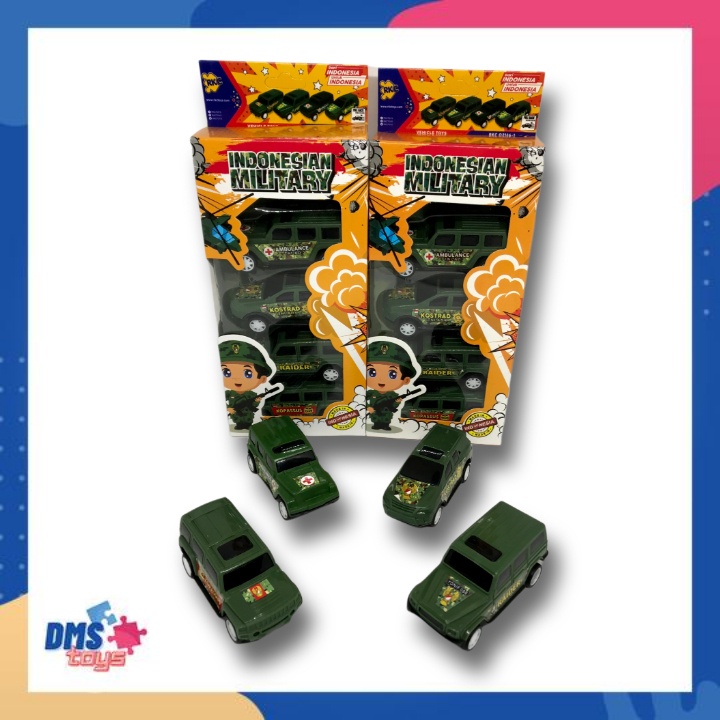 Mainan Mobil Tentara Indonesia Pullback RKC021361 DMS.TOYS