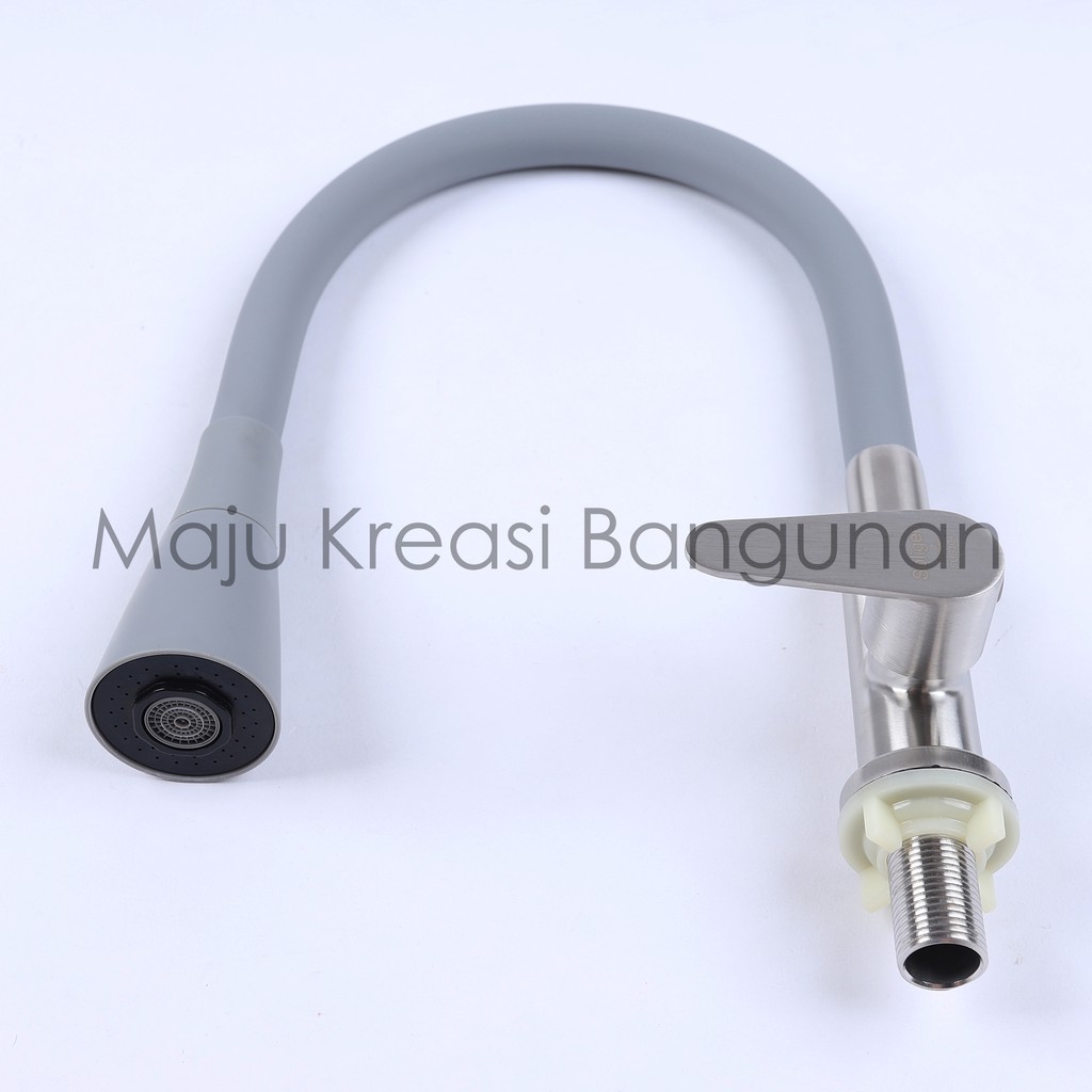 Kran Angsa Fleksibel SOLIGEN Stainless Keran Cuci Piring Tancap Tanam Sink Flexible SSR505 SSR 505