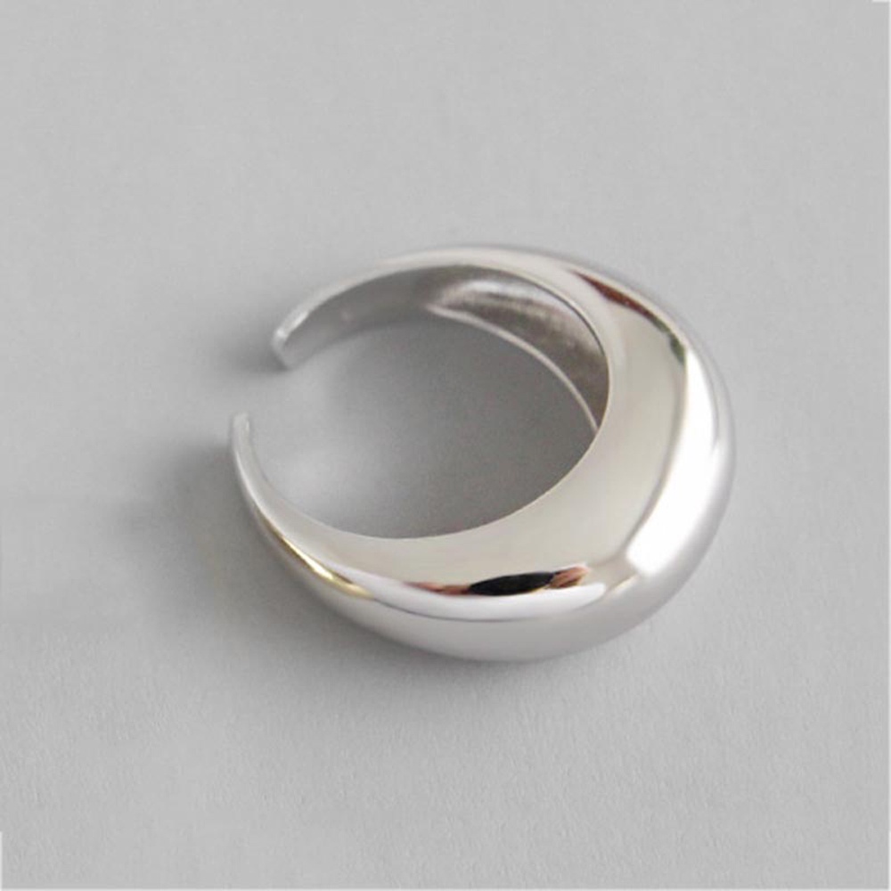 Needway  Elegant Open Ring Trendy Fashion Jewelry Finger Ring Women 925 Sterling Silver Cool Korean Geometric Vintage Party Wedding/Multicolor