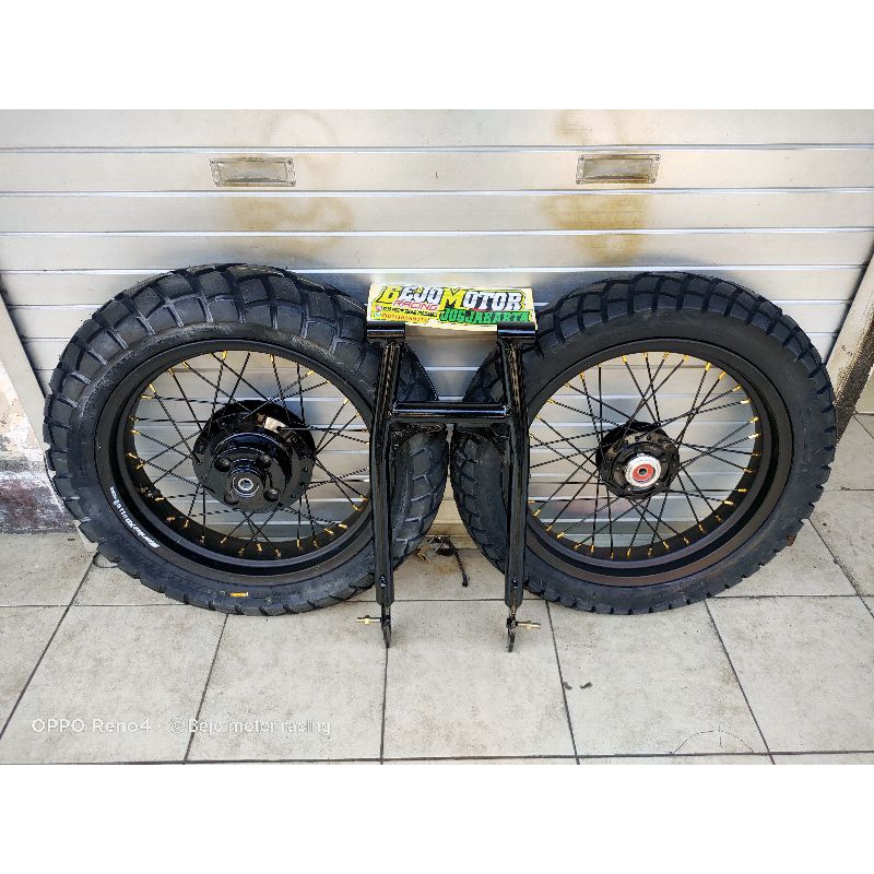PAKET KAKI2 JAPSTYLE SUMO LEBAR TIGER MEGA PRO VERZA SCORPIO THUNDER VIXION CB150