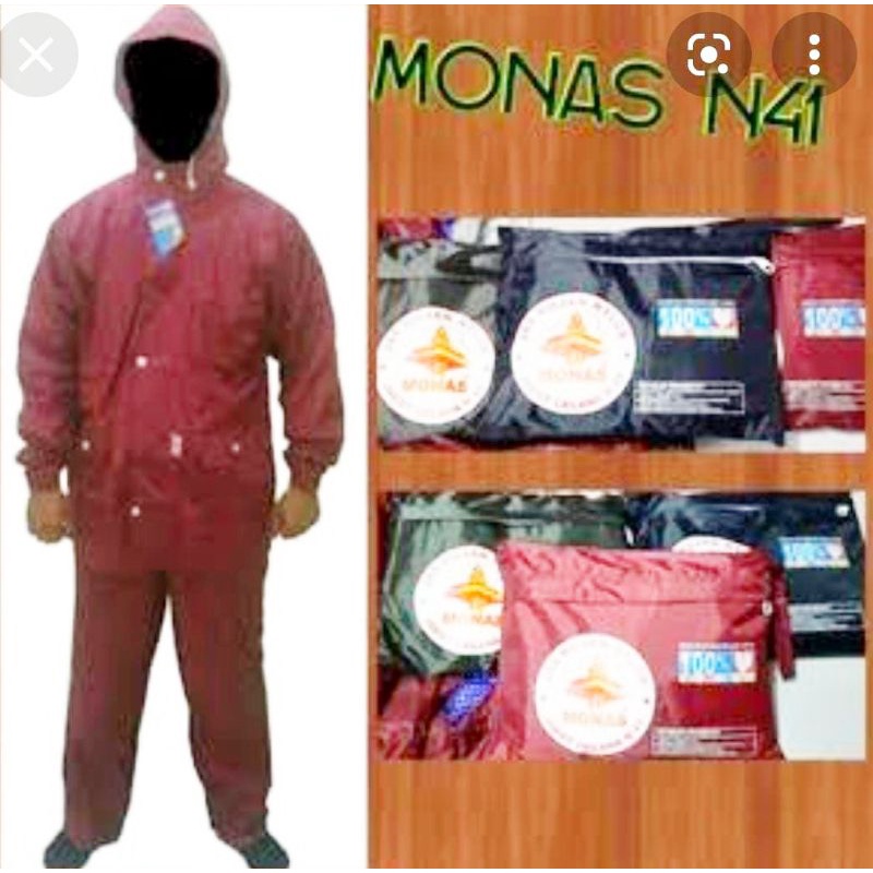 Jas Hujan / Mantol Dewasa Model Jaket Celana - MONAS N41