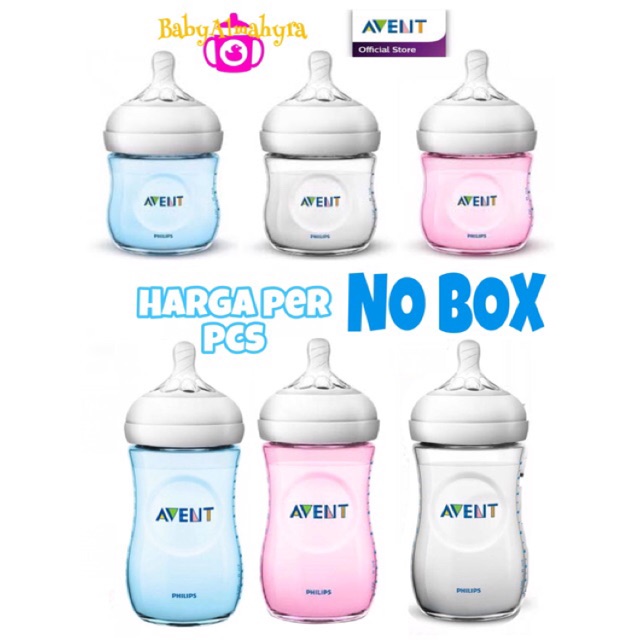 PROMO botol susu AVENT NATURAL 260 ml 125 ml warna biru PROMO botol susu AVENT NATURAL 260 ml 125 ml warna biru