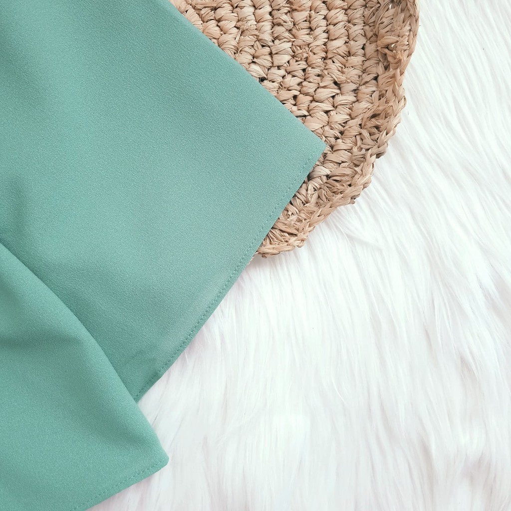 TRENDING Hijab Pashmina New Normal Pashmina Instan Instant Tanpa Pentul Lubang Telinga & Earphone By Elmaza Part 1-Wardah