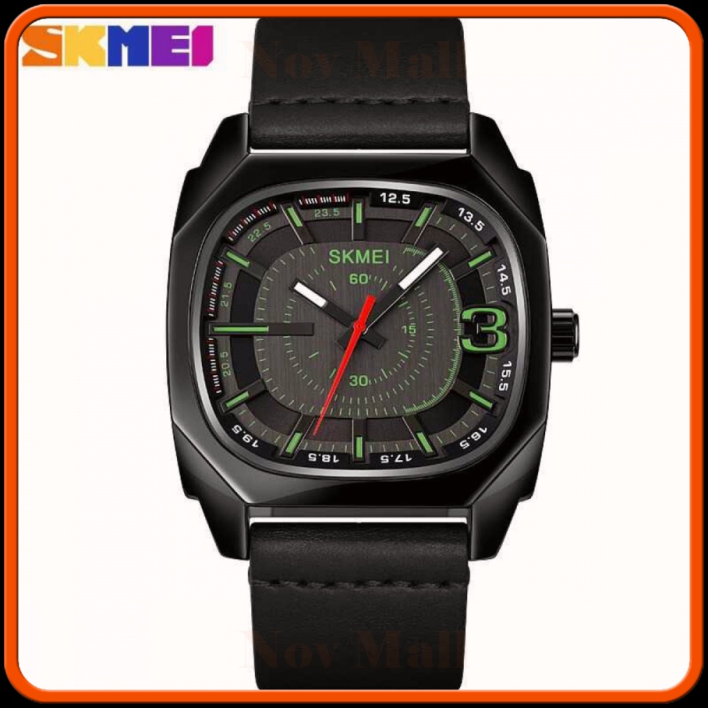 SKMEI Jam Tangan Analog Pria Strap Kulit - 1822