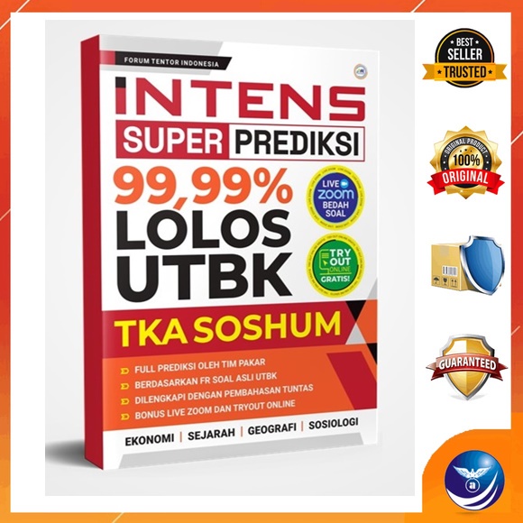 Pre - Order Buku Intens Super Prediksi Lolos UTBK TKA SOSHUM 2023 + SAINTEK 2023 + DRILLING UTBK 202