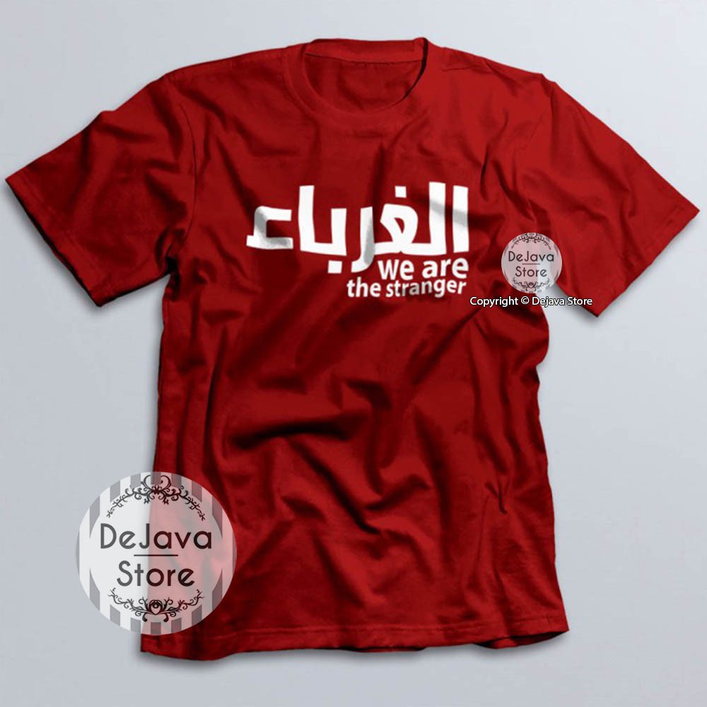 Kaos Dakwah Islami GHURABA Tshirt Baju Distro Religi Muslim Eksklusif Best Seller | 029-MAROON