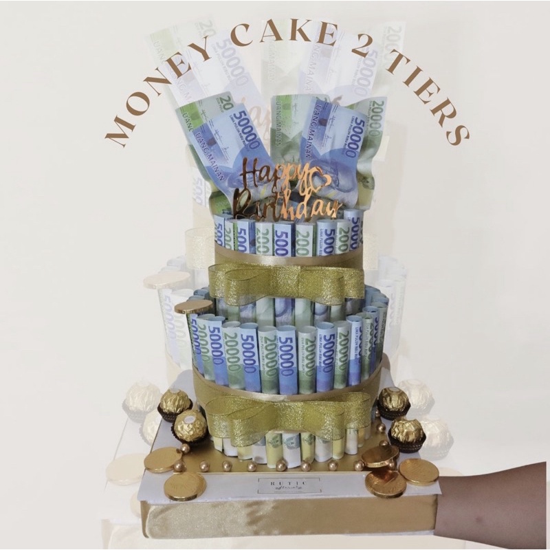 money cake|money tower