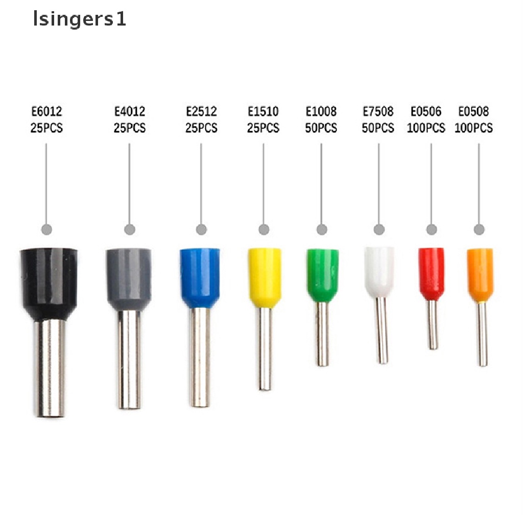 (lsingers1) 400pcs Konektor Terminal Kabel Listrik Insulated