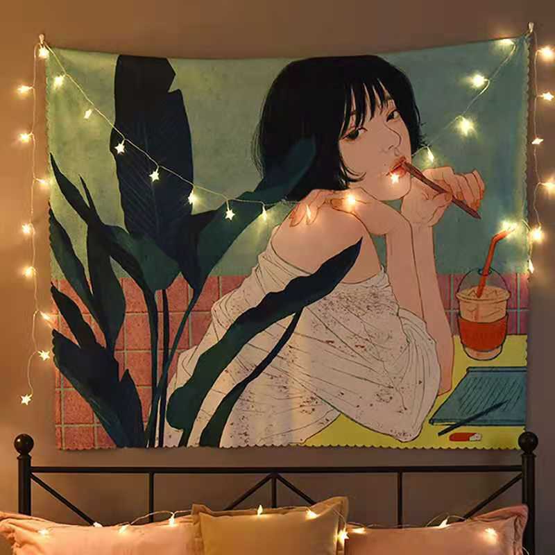 PERMADANI GANTUNGAN DINDING MOTIF / HIASAN DINDING / DEKORASI KAMAR / LED / ONE PIECE / PARADISE