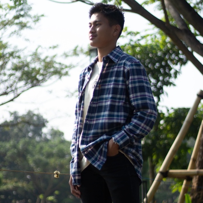 AFTERLIFE - Kemeja Flannel Fleur