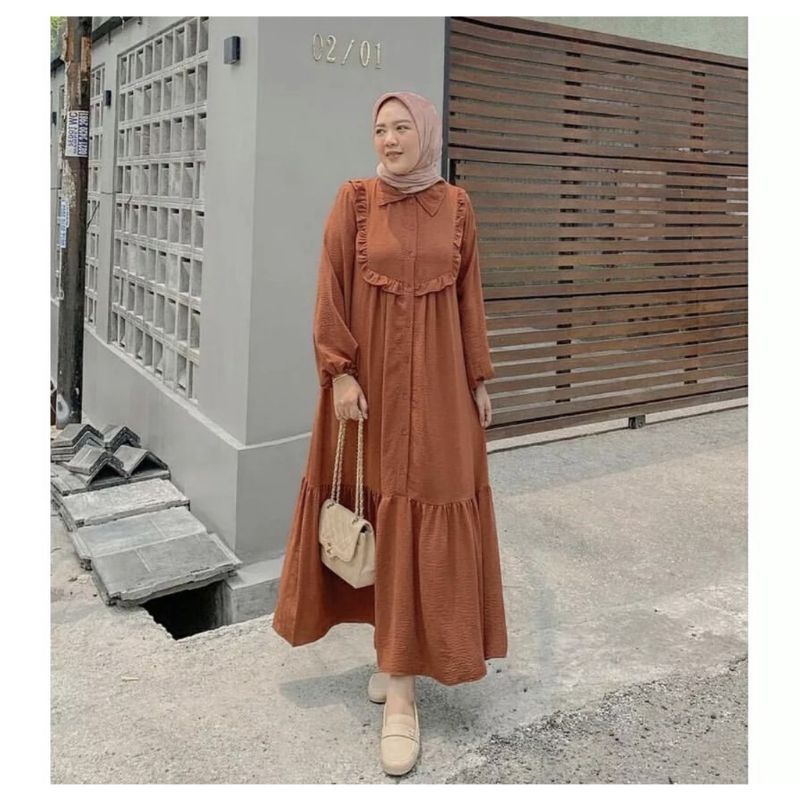 ZETA DRESS MIDI/BAJU WANITA REMAJA KEKINIAN