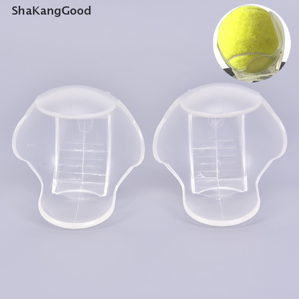 Skid 1PC Klip Holder Bola Tenis Profesional Transparan