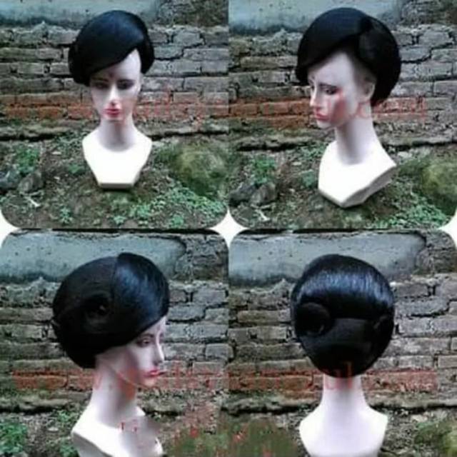 Wig Sanggul modern Simpel