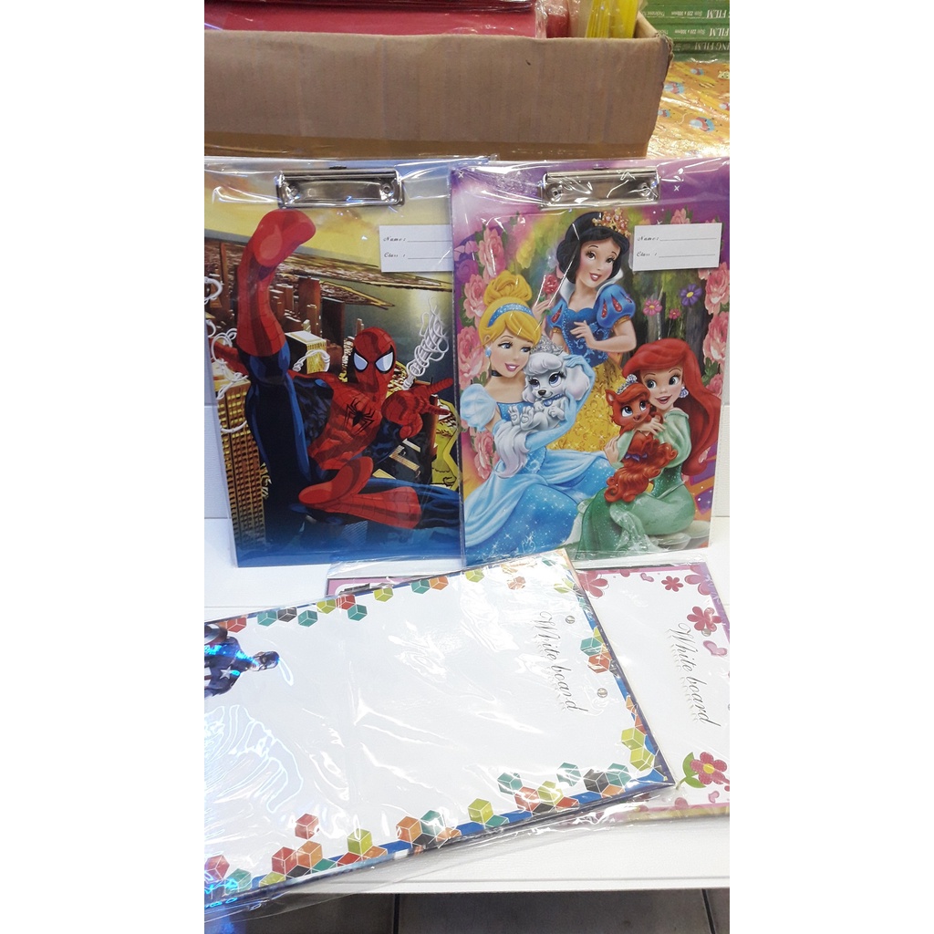

Papan jalan papan ujian karakter anak / CLIPBOARD ujian motif anak bolak balik / Papan whiteboard