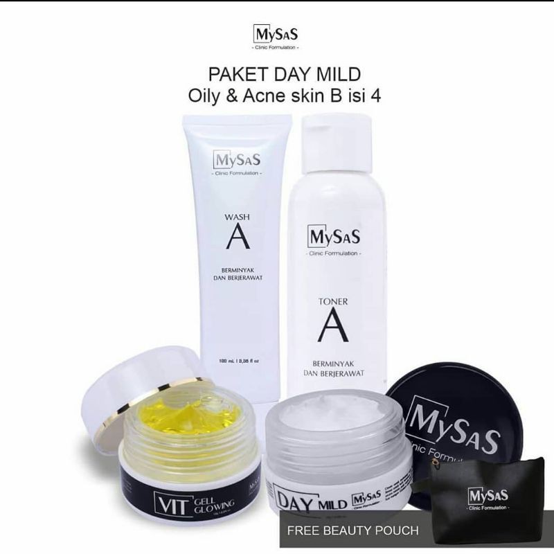 PAKET DAY MILD OILY&ACNE SKIN B