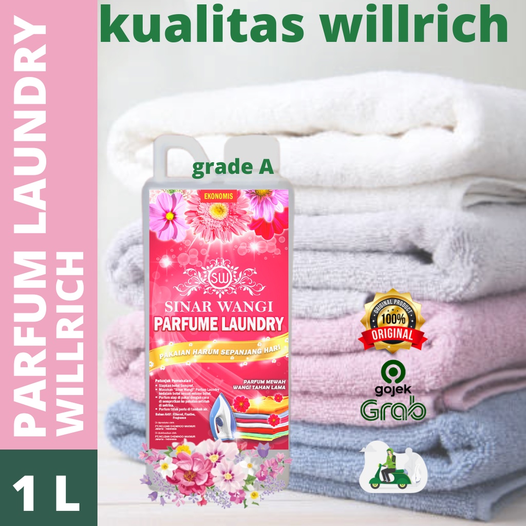 LAUNDRY PARFUM PEWANGI PAKAIAN BERKUALITAS WILLRICH 1 LITER