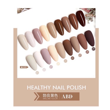 AS GEL 1 SET WHITE CHOCO BROWN COLOR KUTEK GEL POLISH TAHAN 2 BULAN KUTEK GEL PUTIH GADING (ABD)