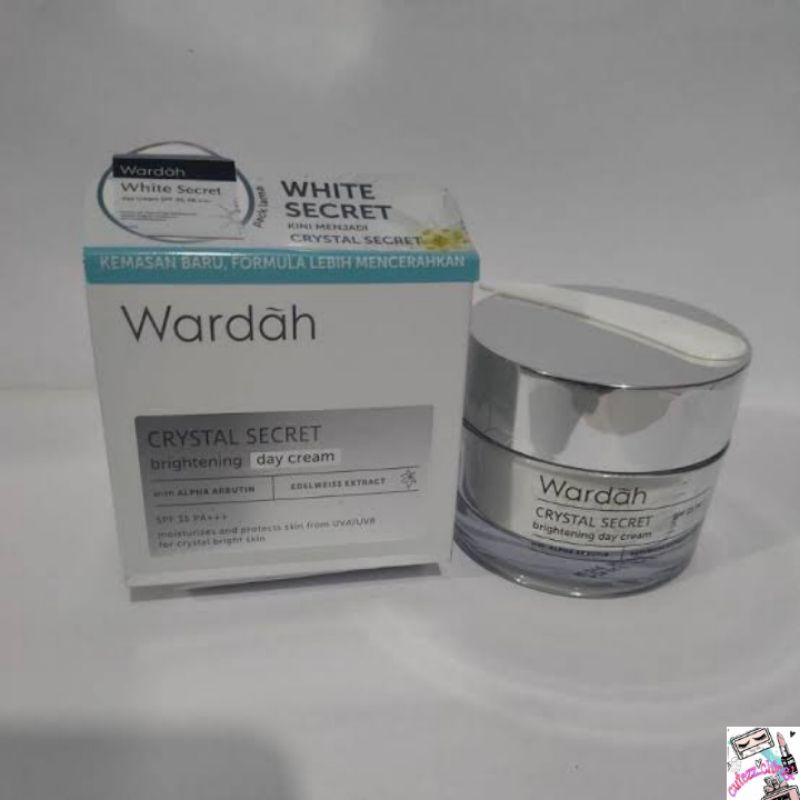 ☃Cutezz_Ching1☃Wardah Crystal Secret Brightening Day Cream 30g