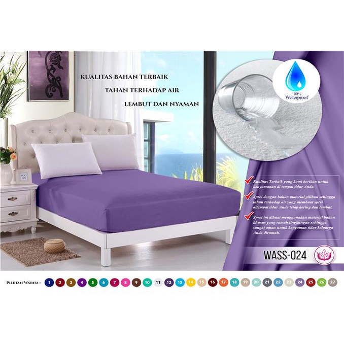 SPREI WATERPROOF SEPREI ANTI AIR OMPOL UKURAN VARIATIF-4
