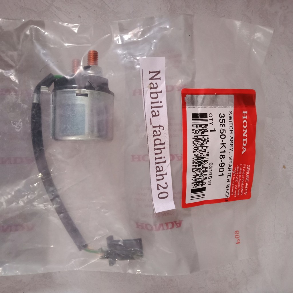 Bendik Stater Verza CB 150 CBR 150 Megapro New Tiger Relay Stater Swit Stater Honda ORI