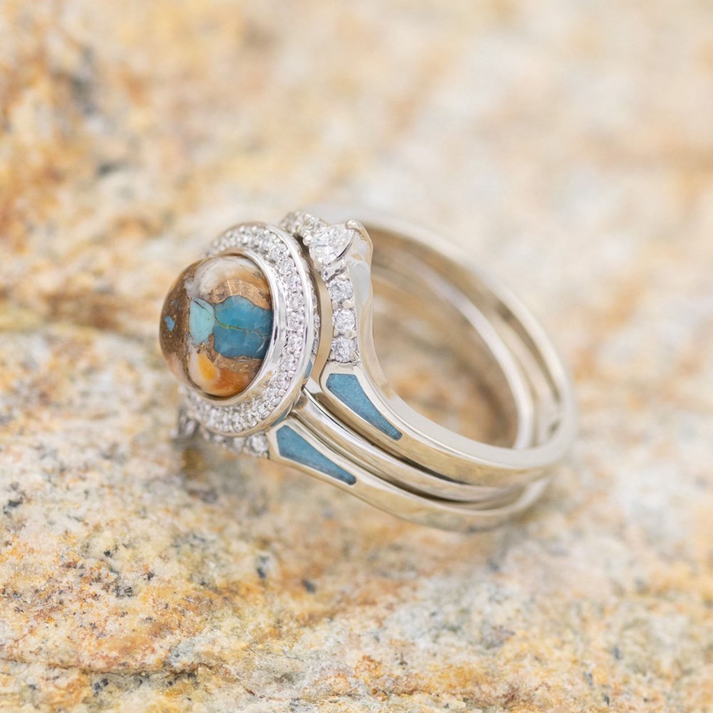 Hu Hu Hu Hu Hu Alat Bantu Pasang Kacamata♡ 3pcs Cincin Berlian Imitasi Bentuk Geometris Gaya Bohemian Untuk Wanita