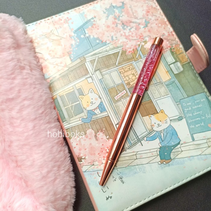 

Eklusif Notebook Gift Set "Sakura" / Set Kado Alat Tulis / Kado Cewe Limited