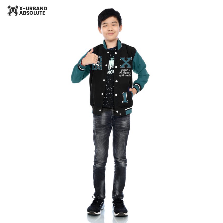 Jaket Varsity Anak Unisex Wonderkids K63