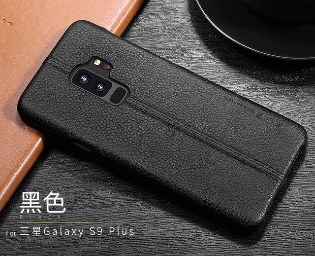 usams joe series samsung s9 plus kulit leather case casing cover kulit