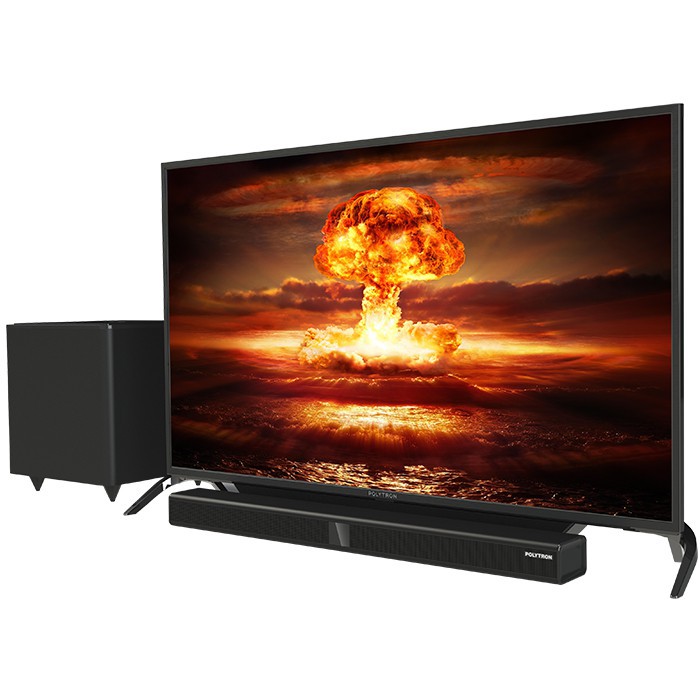 Jual Led Tv Polytron 43 Inch PLD43BS153 Cinemax Soundbar & Subwoofer