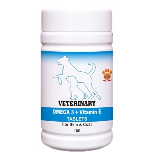 Veterinary Omega 3 + Vitamin E Supplements Dog Anjing - Raid All